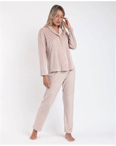 Женская длинная пижама с открытой передней частью из мягкого бархатного материала, светло-серый Admas