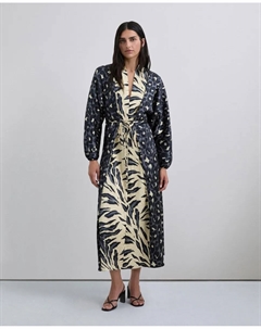 Длинное платье с животным принтом, мультиколор Scalpers