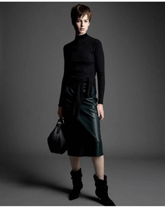 Юбка до колена, темно-зеленый Сфера