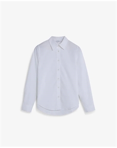 Женская базовая хлопковая рубашка прямого кроя, белый Scalpers