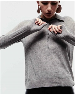 Поло с воротником, коричневый Сфера