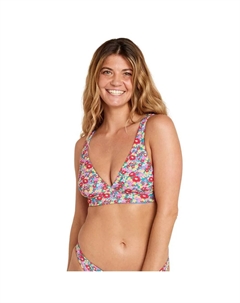 Топ бикини Las Flores Revo Halter, зеленый Rip curl