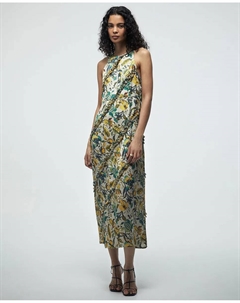 Платье с воланами, желтый Сфера