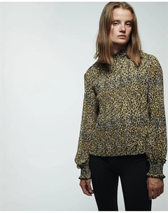 Плиссированная блузка, зеленый Сфера