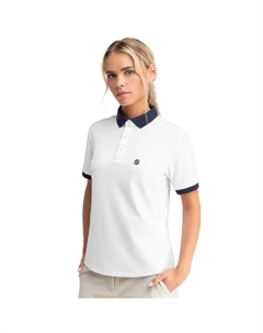 Женская поло-пике для гольфа Valderrama, белый Siroko