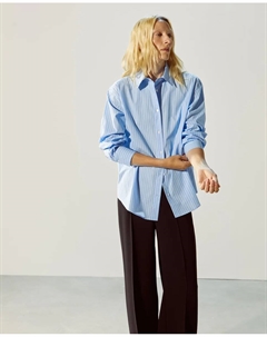 Рубашка в полоску, синий Сфера