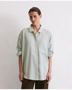 Женская блузка обычного кроя, изготовленная из TENCEL Lyocell, светло-зеленый Marc o'polo