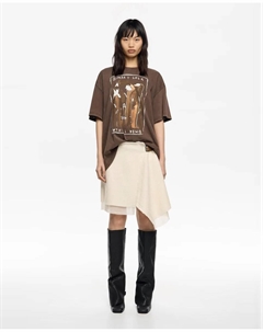 Мини-юбка парео из белой шерсти слоновой кости, белый Bimba y lola