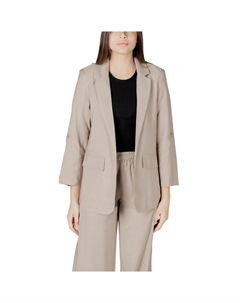 Бежевый вискозный блейзер Only