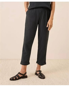 Брюки Coastal из органического хлопка с двойными марлевыми манжетами и подворотами, черный Pact