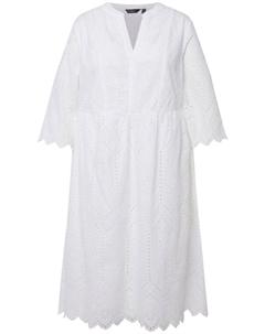 Платье, белый Ulla popken