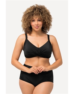 Женский верх бикини с драпированными мягкими чашечками и регулируемыми бретелями Ulla popken