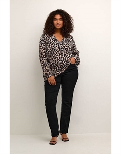 Блузка, цвет beige/schwarz Kaffe