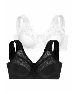 Бюстгальтер с косточками Entlastungs BH, черный Petite fleur