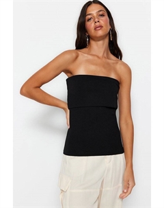Топ, черный Trendyol