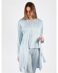 Халат, светло-синий Admas