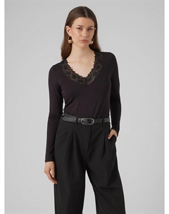 Лонгслив, черный Vero moda