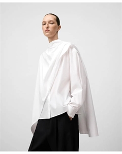 Женская рубашка с накидкой, белый Adolfo dominguez