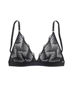 Бюстгальтер на косточках, черный Lascana