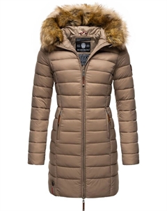 Пуховик, серо-коричневый Marikoo