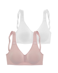 Бюстгальтер с косточками T Shirt BH, цвет rose + weiß Petite fleur