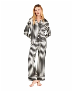 Женская рубашка-пижама в полоску, мультиколор Gisela