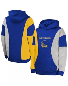 Большая толстовка с капюшоном Big Boys and Girls Blue Golden State Warriors Ace In the Hole Outerstuff