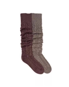 Женская трикотажная рубашка с напуском (в упаковке 2 пары), мультиколор Muk luks