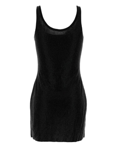 Мини-платье из джерси с украшениями, черный Alexander wang