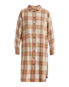 Платье-рубашка AQUA WAVES бежевое женское Roxy