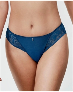 Классические бикини с кружевом, синий Selmark