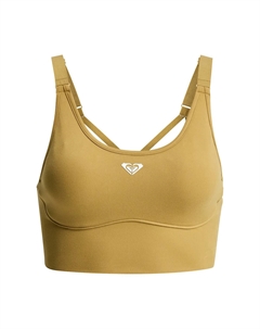 Женский спортивный топ Heart Into It Attitude, бежевый Roxy