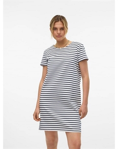 Короткое платье, цвет dunkelblau/weiß Vero moda