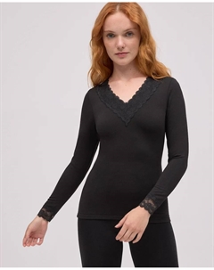 Термолонгслив с длинным рукавом , черный Ysabel mora
