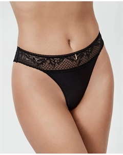 Бразильские трусики, черный Selmark