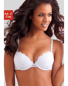 Бюстгальтер пуш ап, белый Lascana