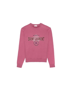 Свитшот женский фиолетовый Saint laurent