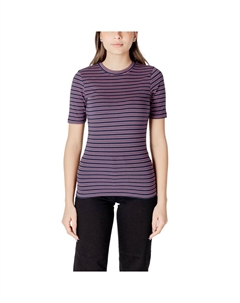 Двухцветная хлопковая футболка, двухцветный Ichi