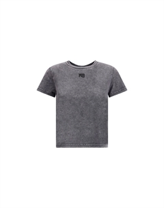Футболка с логотипом, серый Alexander wang