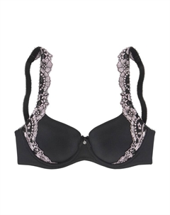 Бюстгальтер на косточках, цвет schwarz/rose Lascana