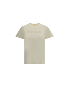 Футболка с логотипом, кремовый Moncler