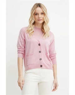Шерстяной кардиган, розовый Weekend max mara