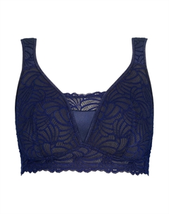Бюстгальтер без косточек BH ohne Bügel, ночной синий Ulla popken