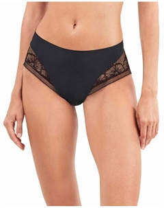 Высокие трусы с эффектом танга, черный Gisela