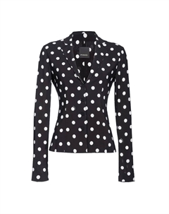 Черный женский блейзер из вискозы Pinko