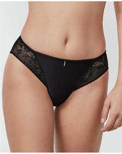 Классические бикини с кружевом, черный Selmark