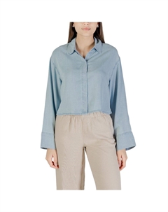 Голубая рубашка из лиоцелла, светло-голубой Only