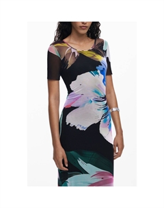 Черное женское платье из полиэстера, черный Desigual