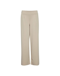 Бежевые брюки из переработанного полиуретана, бежевый Ichi