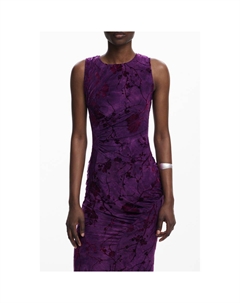Фиолетовое женское платье из полиэстера, фиолетовый Desigual